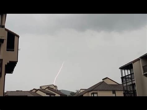 Orage Violent Super Cellulaire Hp Foudre Clermont Ferrand Auvergne