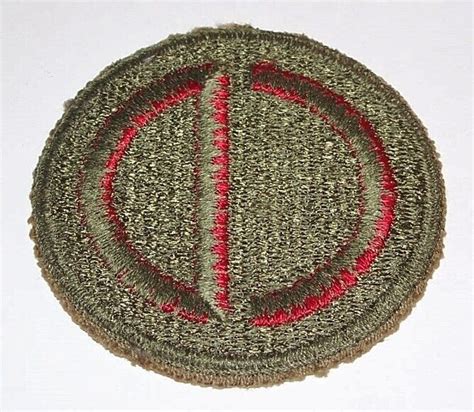 Original Greenback Ww Th Infantry Division Patch