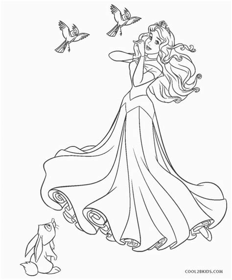 Sleeping Beauty Printable Coloring Pages