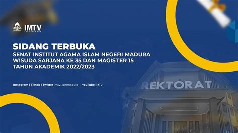 Sidang Terbuka Senat Institut Agama Islam Negeri Madura Wisuda