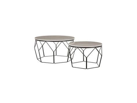 Duo Tables Basses Rondes Marbre M Tal Dalishi