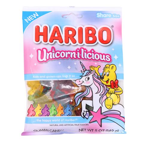 Haribo Unicorn I Licious Unicorn Gummies Rainbowland Candy Co