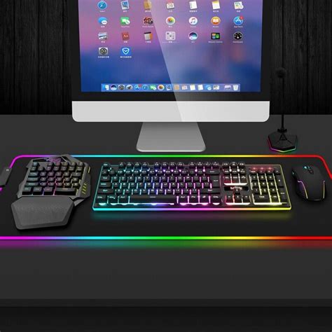 Einh Ndige Kabellose Gaming Tastatur Rgb Beleuchteter Tragbarer