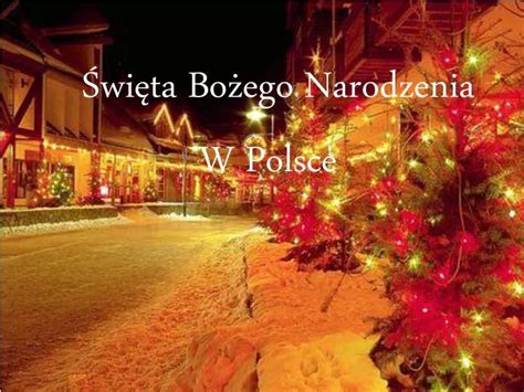 PPT Święta Bożego Narodzenia PowerPoint Presentation free download