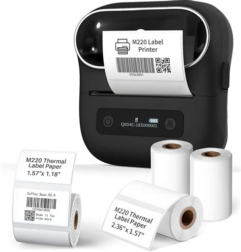 Amazon.com : Phomemo M220 Label Maker - 3.14 Inch Barcode Printer ...