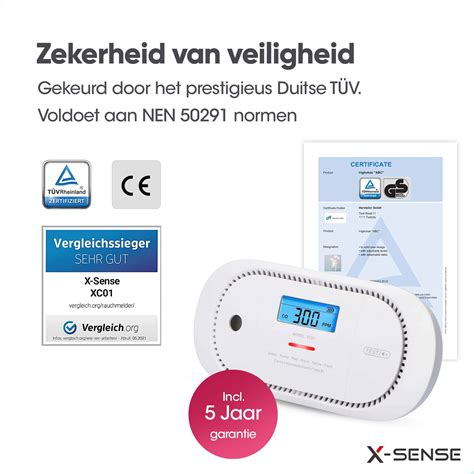 X Sense Xc01 Koolmonoxidemelder Brandpreventiewinkel