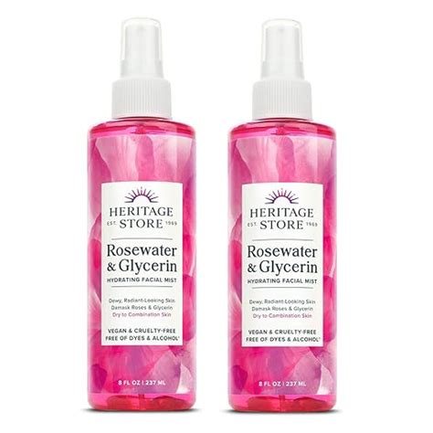 Heritage Store Rosewater And Glycerin Hydrating Facial Mist