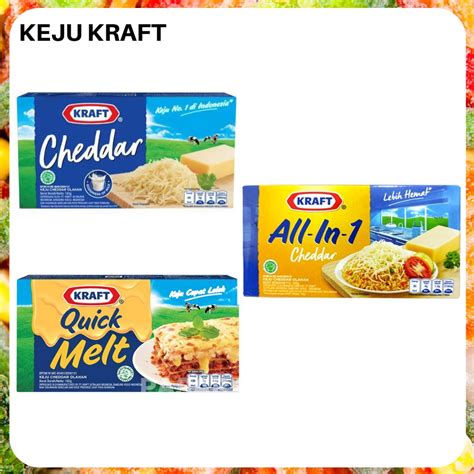 Jual Keju Kraft Craft Cheddar Gr Untuk Kue Jajanan Pasar Beku Frozen