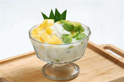 Authentic Recipe Of Es Teler Refreshing Indonesian Traditional Fruit Cocktail With Avocado And