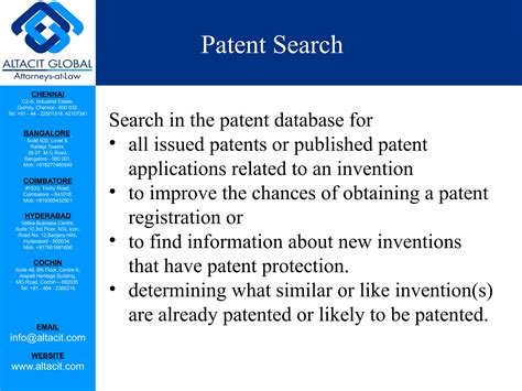 What is a Patent? - by Altacit Global | PPTX