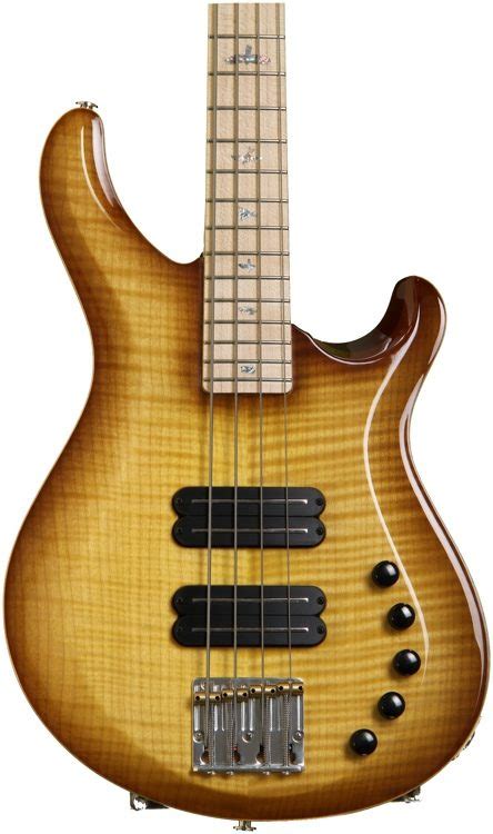 Prs Grainger 4 String Bass Livingston Lemondrop W Maple Fretboard Sweetwater