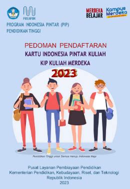 Pedoman Pendaftaran Kartu Indonesia Pintar KIP Kuliah Merdeka 2023