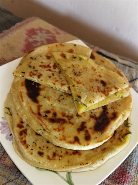 Aloo And Cheese Paratha Recipe By Fatima