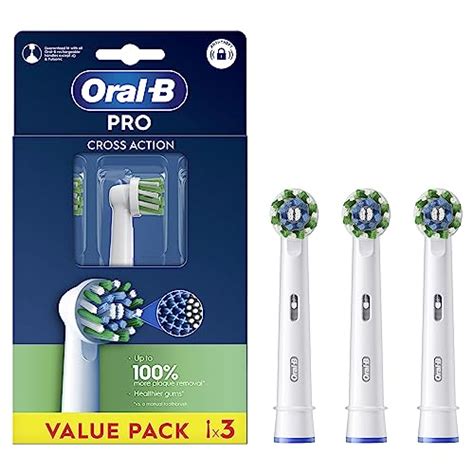 Oral B Cross Action Repuesto Para Cepillo Dientes Eléctrico 2 Paquetes