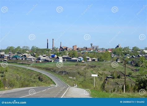 Yashkino - a City in the Kemerovo Region Stock Image - Image of pipes ...