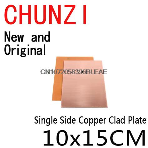 2PCS FR4 PCB 10 15 Single Side Copper Clad Plate DIY PCB Kit Laminate