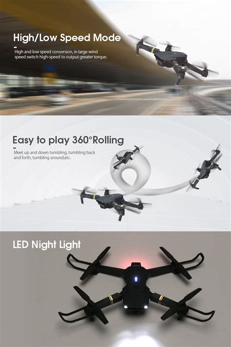 eachine e58 wifi fpv with 2mp wide angle camera high hold mode foldable ...