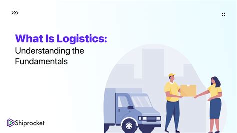 What Is Logistics Meaning Importance And Types Shiprocket