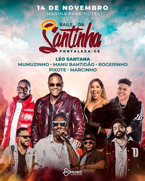 Léo Santana Baile da Santinha acontece no dia 14 de novembro em