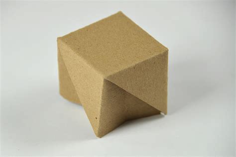 Flat Pack Cardboard Stool On Behance