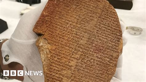 The Epic Adventures Of The Gilgamesh Dream Tablet Bbc News