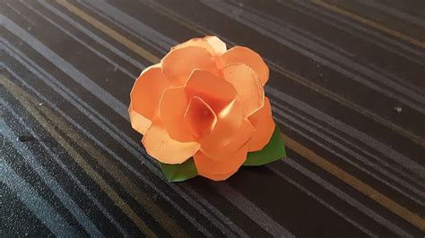 How To Make A Paper Flower 🌼🏵🌼 Youtube