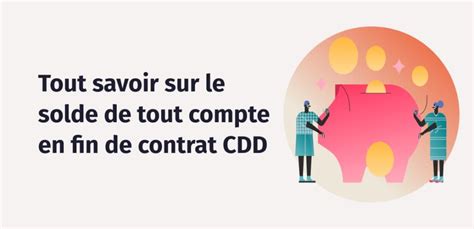 Solde De Tout Compte Cdd Comment S Y Prendre Factorial