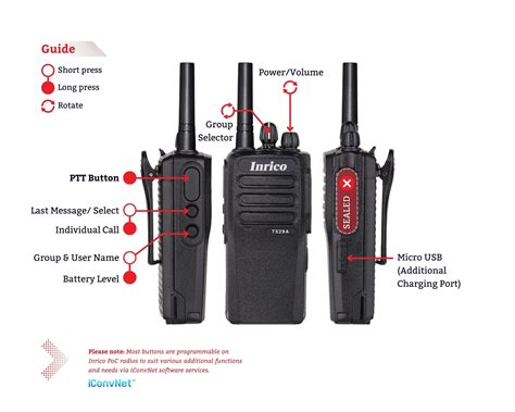 Inrico T529A 4G LTE Wi Fi Android PoC Radio