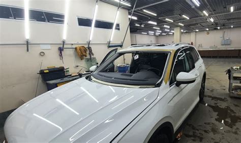 Замена лобового стекла с обогревом [нити >> плёнка] — Volkswagen Tiguan ...