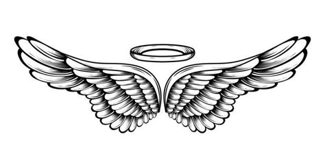 Angel Wings And Halo Vector Art, Icons, and Graphics for Free Download