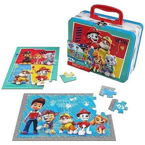 La Pat Patrouille Grande Valisette Avec Puzzles Lenticulaires Ch