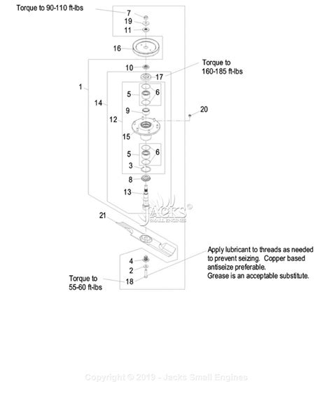 Exmark Lhp23ka505 Sn 600 000 669 999 [2006] Parts Diagram For Spindle Assembly