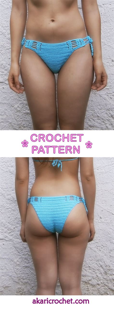 Crochet Bikini Panties Pattern Bikini Bottom Crochet Pattern BLOSSOM Bikini Panty M54 Etsy