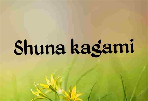 Best Shuna Kagami Stylish Names Nicknames And Fancy Text Fonts