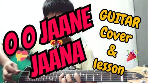 O O Jaane Jaana Guitar Cover🎸 Lesson Step By Step Easy Youtube