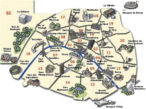 Cartina Parigi Metro E Monumenti Sommerkleider 2015