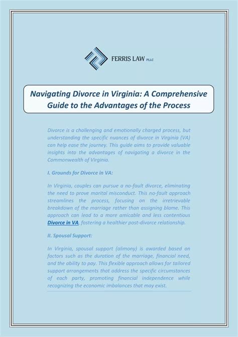 Ppt Navigating Divorce In Virginia A Comprehensive Guide To The