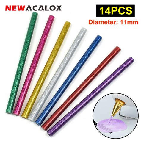 Newacalox Colored Hot Melt Glue Sealing Sticks Diameter Mm In