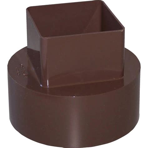 Genova RainGo 4 In Brown Downspout Adapter Do It Best