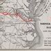 Antique Norfolk And Western Railway System Map Norfolk And Western