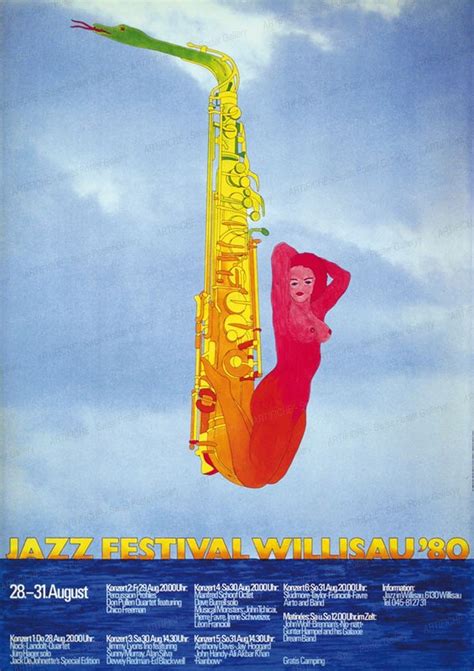 Jazz Festival Willisau Artifiche Swiss Poster Gallery