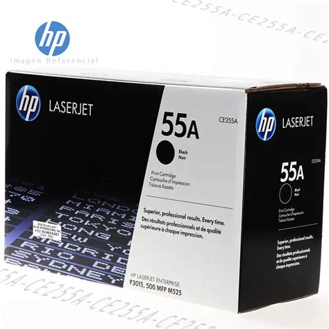 Tóner Ce255a Hp 55a Negro Laserjet P3015