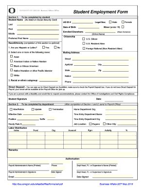 Fillable Online Pages Uoregon Minor Under 18 Fax Email Print PdfFiller