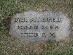 Dyer Butterfield 1889 1961 Mémorial Find a Grave