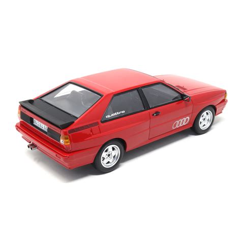 Audi Quattro Coupe Venusrot Modellauto Miniatur Modell Rot