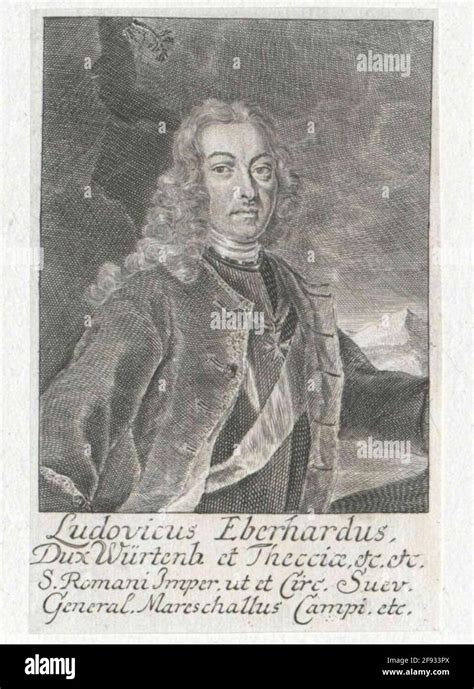 Eberhard Iv Ludwig Duke Of W Rttemberg Stecher Bernigeroth