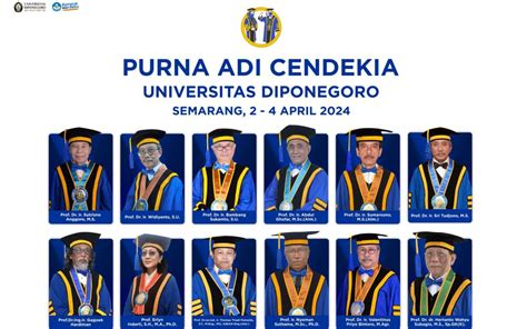 Purna Adi Cendekia Wujud Penghargaan UNDIP Bagi Guru Besar Program