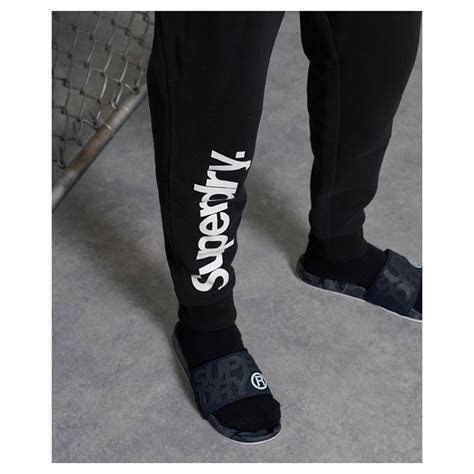 Superdry Core Logo Brushback Jogger Black Dressinn