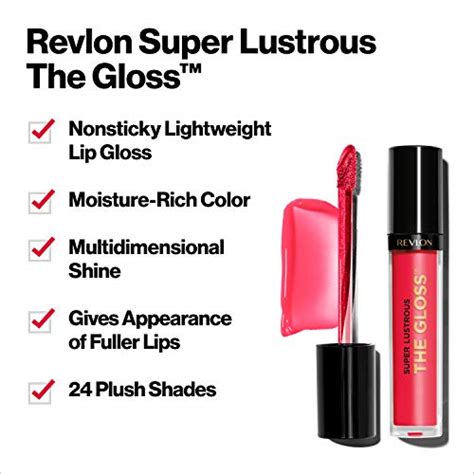 Revlon Lip Gloss Super Lustrous The Gloss Non Sticky High Shine Finish 260 Rosy Future