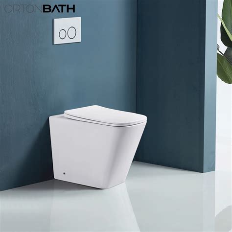 Ortonbath Rimless Square Compact Consealed Cistern Easy Installation